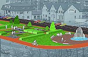 Targowisko niedaleko starostwa?