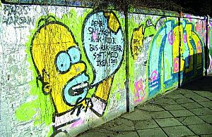 Graffiti ozdobi Stolycę