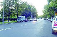Podw�jny parking na P�ockiej