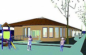 Przedszkole wycięte