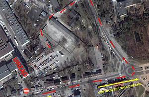 Utrudniony dojazd do ratusza