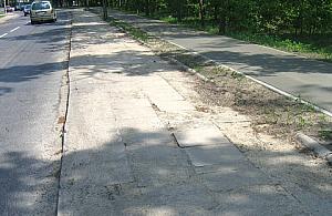 Chodnik na Parkowej w przyszłym roku