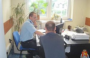 Liczył na nieuwagę policji