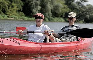 Wola w kajakach na Orzycu