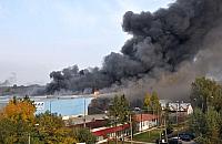 Spłonęła hala pod Legionowem