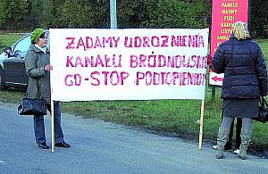 Blokada jedynym środkiem na podtopienia?