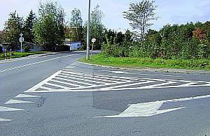 Niebezpieczny wyjazd ze Spychowskiej