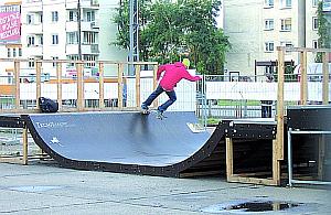 Przenośny skatepark na Wrocławskiej