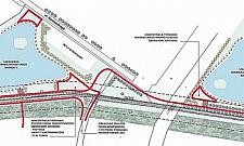 Będą mostki, fontanna, jeziorko, kajaki