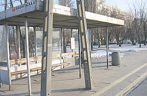 Siemiatycka - wysiadka na słupie