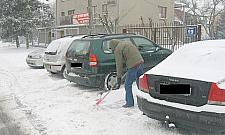Ślizgawki na chodnikach, mandatów brak