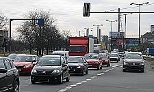 Światła zablokowały Modlińską, urzędnicy: poczekamy kilka dni