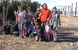 Weekendowe odśmiecanie w Chotomowie