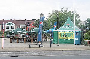 Rynek w Legionowie do końca września strefą kibica