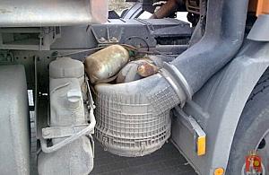 Chotomów: pocisk leżał na baku