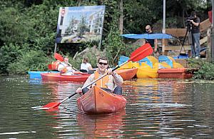 Kajakiem z os. Regaty nad Zalew