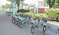 Jedenaście stacji wypożyczalni rowerów