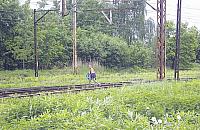 Nielegalne przejście. Torowisko pod prądem?