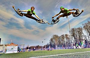 Skaczące szczudła przy Obrońców Tobruku