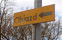 Lucerny: wypadek przez dziurę i fatalny objazd