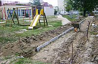 Place zabaw, grill i leżaki - Szegedyńska pięknieje