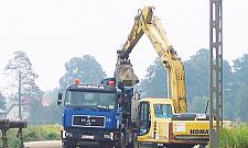 Mochtyńska, Żyrardowska, Płużnicka - kanalizacja zamyka ulice