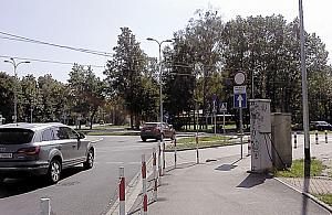 Problemy na rondzie Adameckiego przy Radiowej