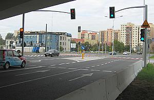 Skrzyżowanie mostu i Myśliborskiej - światła do poprawki