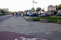 Ćmielowska - handlarze bezkarni przez... tramwaj