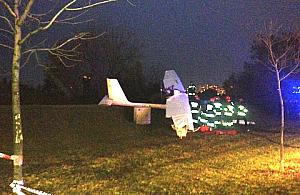 Wypadek szybowca na Bemowie