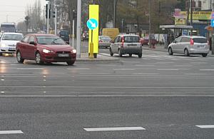 Za krótki lewoskręt w Człuchowską?