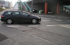 Niebezpieczny zjazd w Obozową: zagrożeni rowerzyści