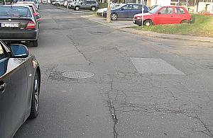 Osiedle Górczewska - drogi w opłakanym stanie