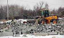 Szkoła w Chotomowie zrównana z ziemią