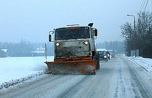 Pijany kierowca pługa na Woli