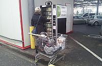 Mleko prosto od krowy przy Selgrosie