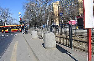 Przystankowy uskok na Marymonckiej