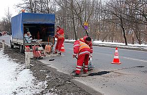 Mozolne łatanie Marywilskiej