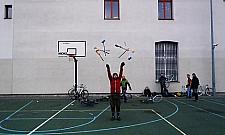 Bike polo przy Żegańskiej