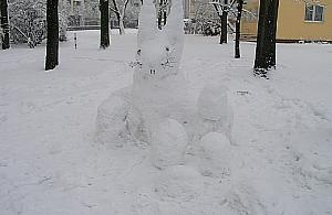 Zając wielkanocny na os. Przyjaźń