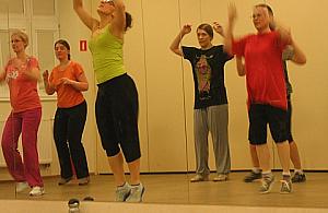 Szaleństwo zumby dotarło na Bielany