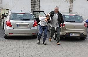 Próba rabunku, pościg i strzały na Bielanach