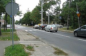 Jagiellońska i Parkowa zwężone