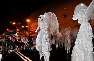 Noc Pragi - sztuka w plenerze