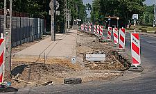 Budują rondo na Patriotów, zmiana organizacji ruchu