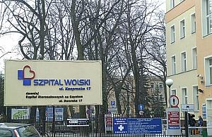 Alarm bombowy w Szpitalu Wolskim
