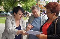 Burmistrz Jolanta Koczorowska: jestem w terenie!
