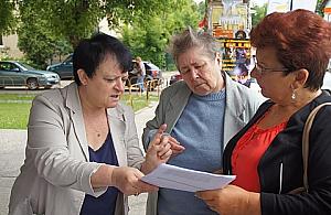 Burmistrz Jolanta Koczorowska: jestem w terenie!