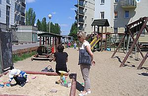 Pełczyńskiego: mamy jeden plac i niebezpieczny stawik