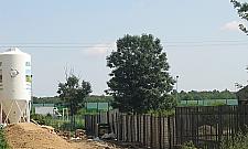 Jabłonna - komisariat w grudniu, a obok park